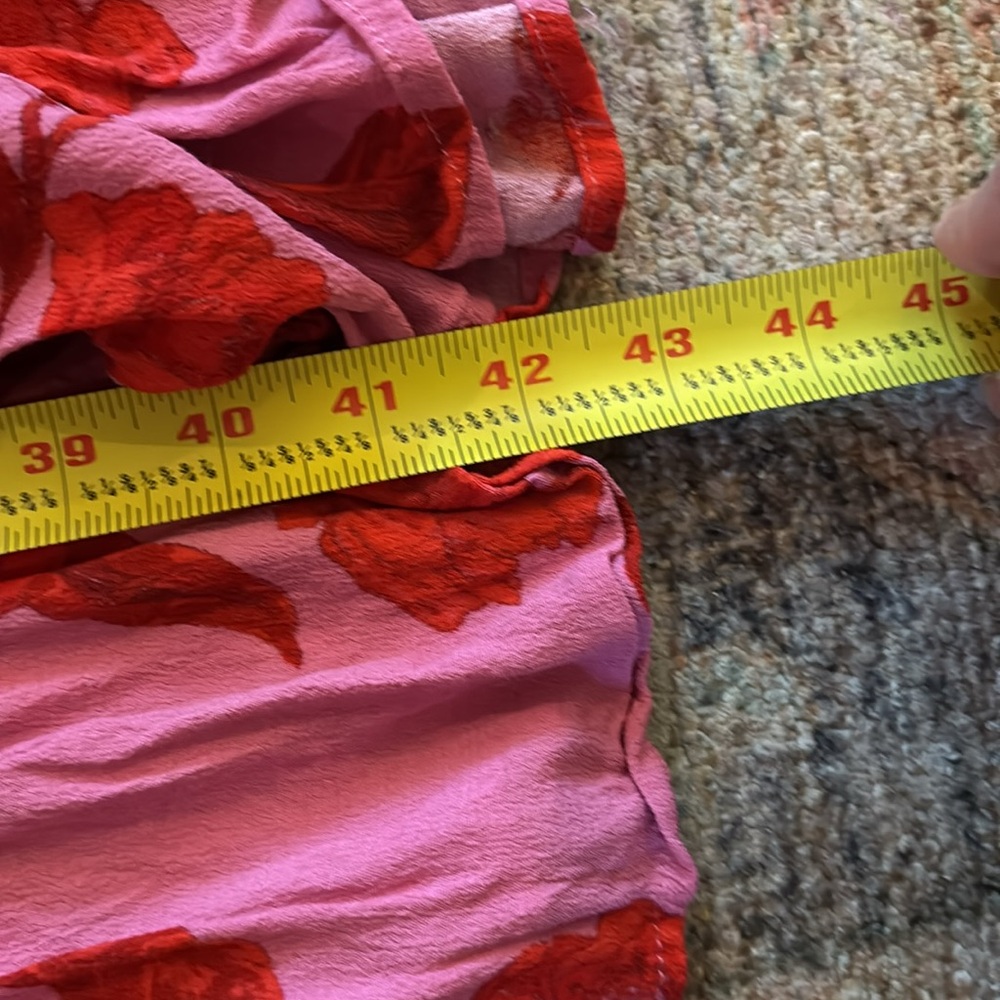 Karlie Stellar Pink and Red Floral Tiered Midi Dress - Picture 7 of 8